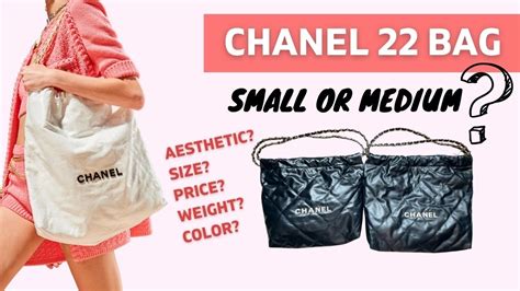 chanel 22 sizes|chanel 22 sizes medium.